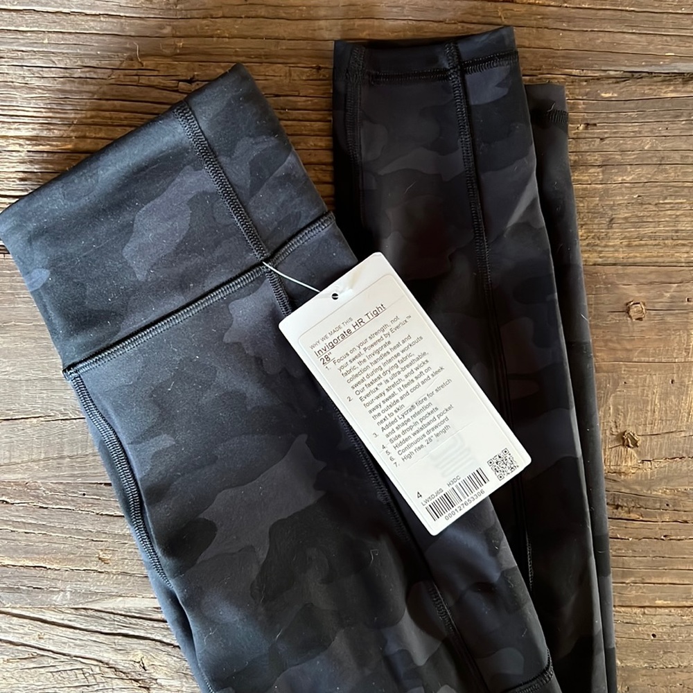 Lululemon Invigorate HR Tight Camo Leggings 28”